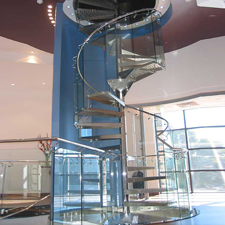 Stainless steel stairs